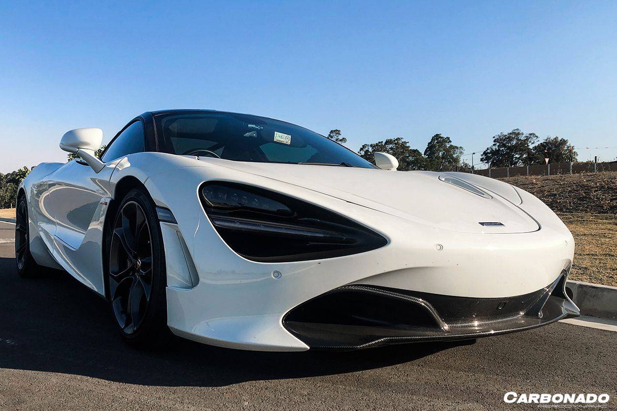 Carbonado 2017-2022 McLaren 720S OEM Style Carbon Fiber Front Lip