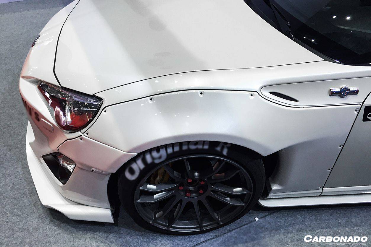 Guardabarros ancho estilo Carbonado 2012-2020 para Scion FRS, Toyota GT86 y Subaru BRZ RBY2
