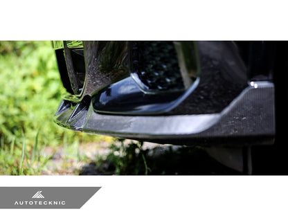 Juego de labio delantero de carbono seco de alto rendimiento AutoTecknic - G06 X6 M-Sport