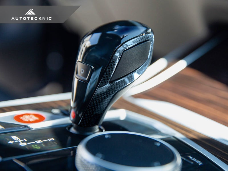 AutoTecknic Carbon Fiber Gear Selector Side Trims - G05 X5 | G06 X6 | G07 X7 - 5