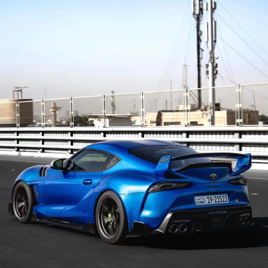 Lente de luz trasera transparente OEM+ Designs para GR Supra (A90/91)