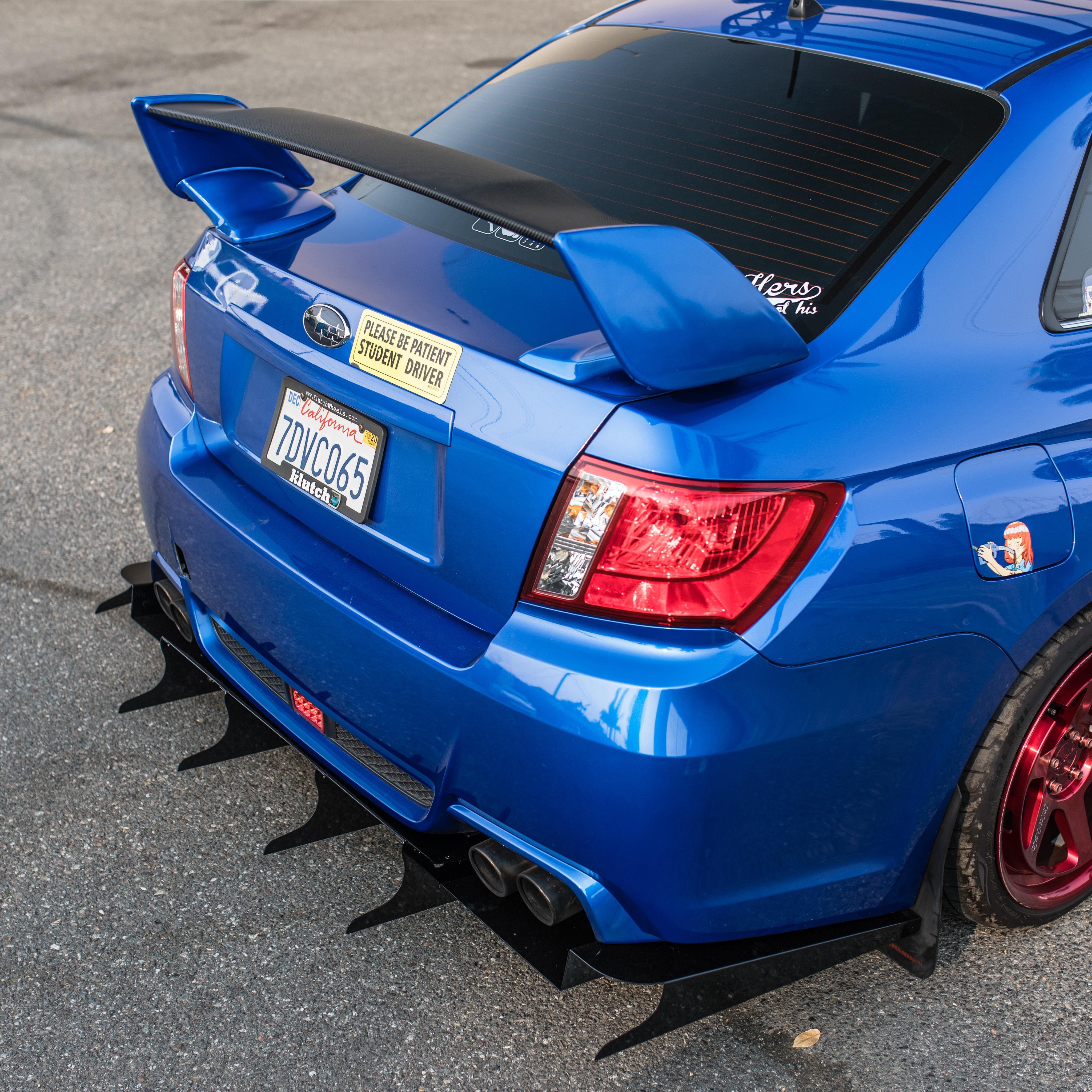 Aeroflow Dynamics Rear Diffuser V5 (2011-2014 Subaru WRX/STI Sedan)