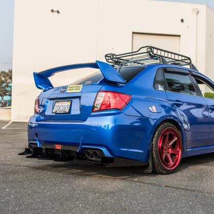 Aeroflow Dynamics Rear Diffuser V5 (2011-2014 Subaru WRX/STI Sedan)