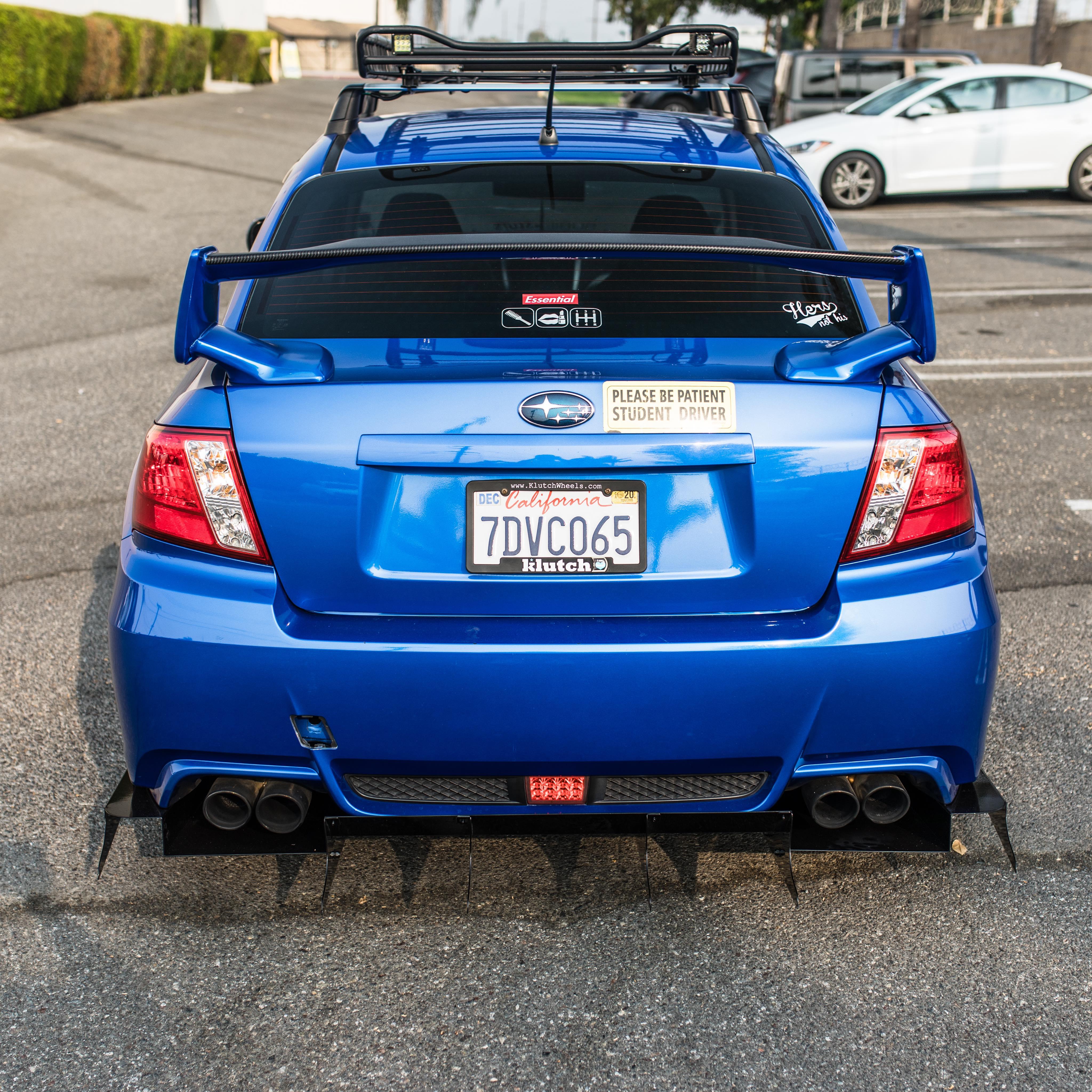 Aeroflow Dynamics Rear Diffuser V5 (2011-2014 Subaru WRX/STI Sedan)