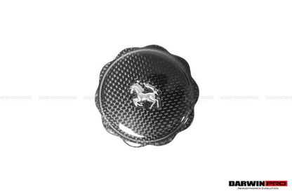 DarwinPRO 2010-2023 Ferrari (ALL MODELS) Autoclave Carbon Fiber Oil Cap cover