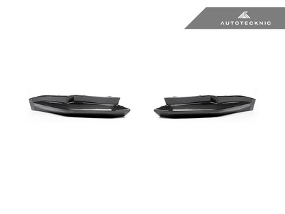 Juego de divisores traseros AutoTecknic de carbono seco con especificaciones OEM - G80 M3 | G82 M4 