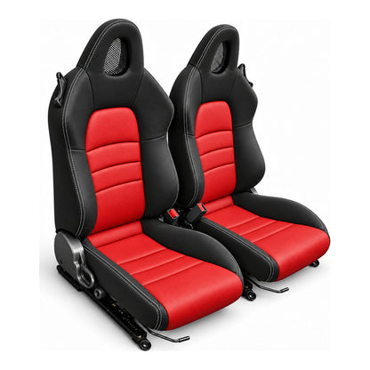 JDMuscle [00-05 S2000] OEM+ Custom Seats (JDM-S2K-SEAT#BSBSB)
