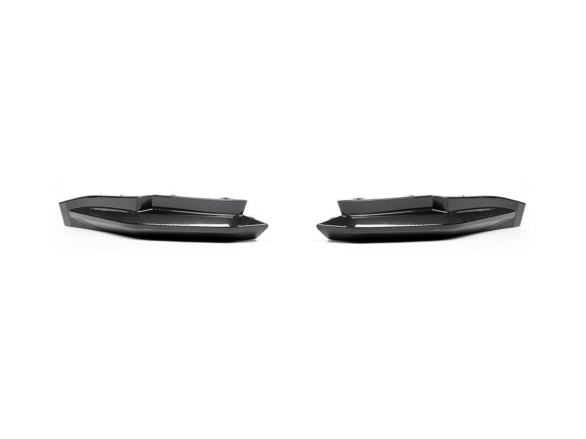 Juego de divisores traseros AutoTecknic de carbono seco con especificaciones OEM - G80 M3 | G82 M4 
