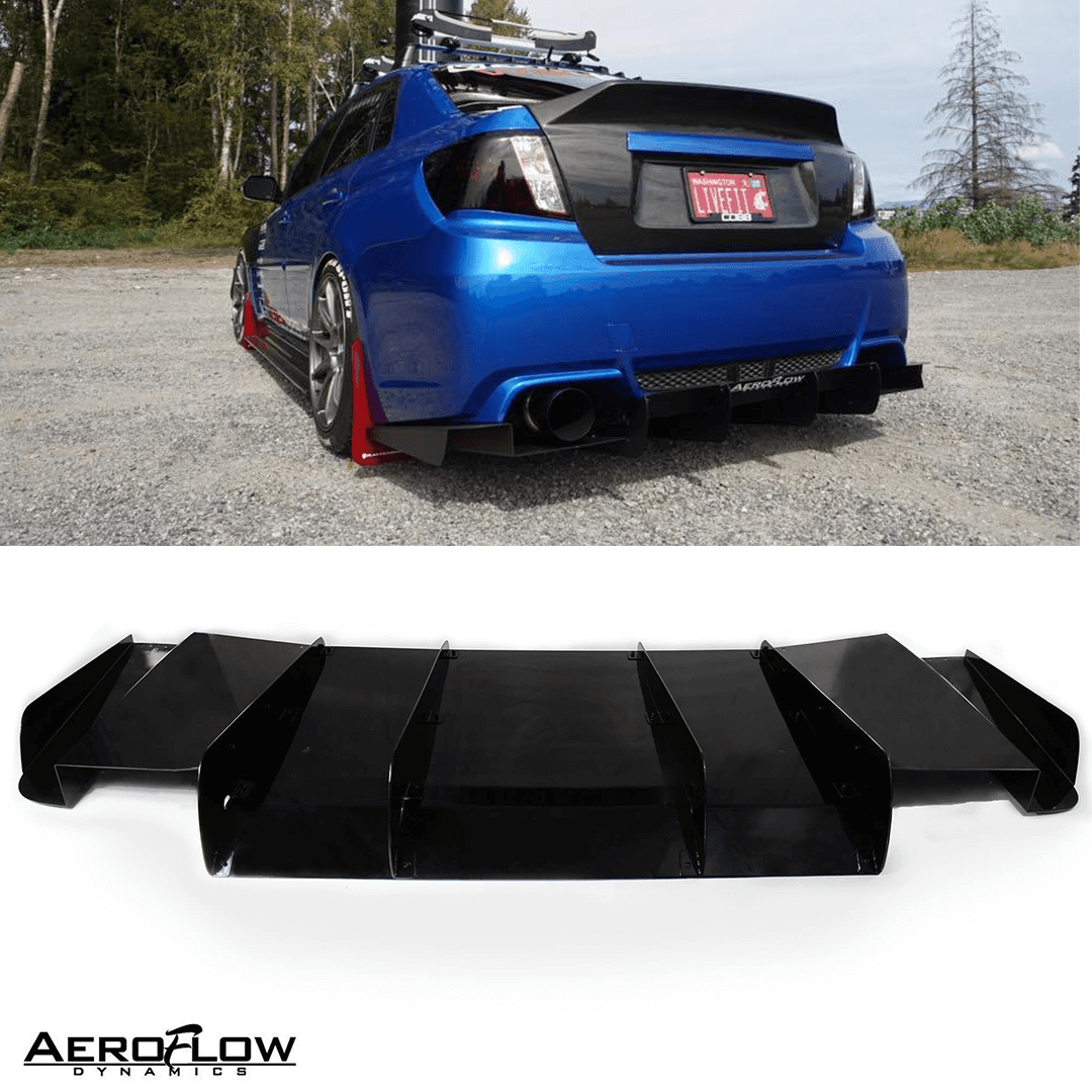 Aeroflow Dynamics Rear Diffuser V1 (2011-2014 Subaru WRX/STI)