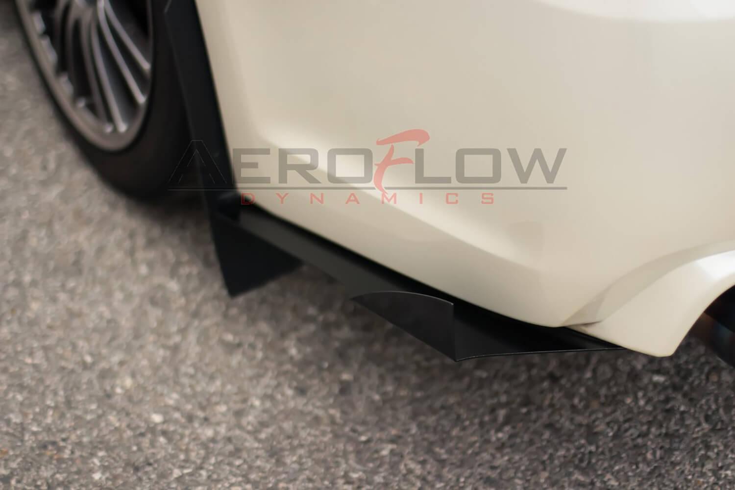 Extensión de faldón trasero Aeroflow Dynamics para Subaru WRX/STI 2008-2014 (V2) (Sedán)