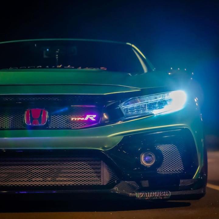 Lit Logos "Type R" Grill Badge