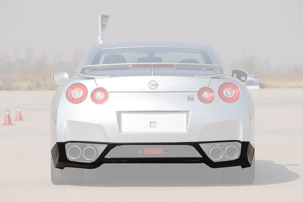 Borde trasero de fibra de carbono estilo OEM Nissan GTR R35 CBA Carbonado 2008-2011