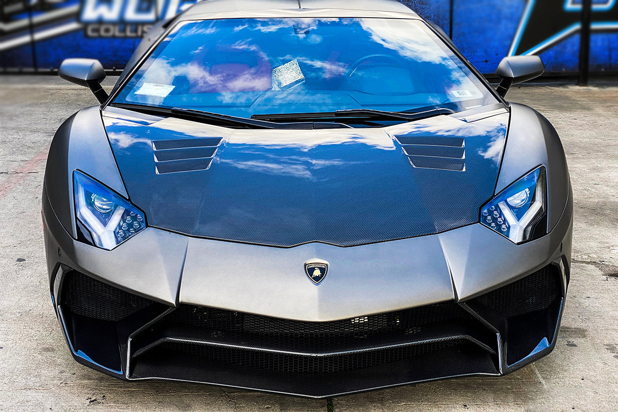 Capó DarwinPRO 2011-2021 Lamborghini Aventador LP700 LP740 Coupé Roadster estilo BKSS