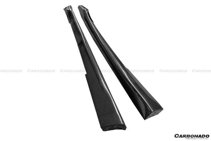Carbonado 2008-2023 Nissan GTR R35 CBA  DBA  EBA BS Style Carbon Fiber Side Skirts