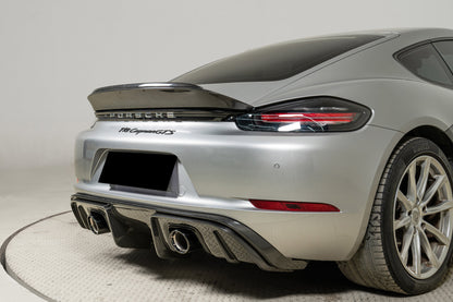 Alerón de fibra de carbono estilo autoclave para Porsche 718 Boxster Spyder RS ​​(2017-2025)