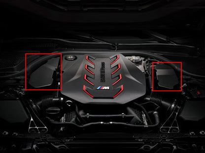 AutoTecknic Pre-Preg Carbon Engine Cover Extension Set - G90/ G99 M5