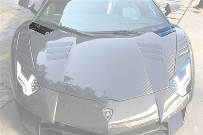 Carbonado 2011-2021 Lamborghini Aventador LP700 LP740 Coupe  Roadster OEM Style Carbon Fiber Front Hood Vent