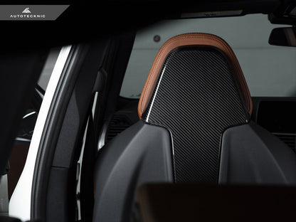 AutoTecknic Dry Carbon Seat Back Cover Set - F97 X3M | F98 X4M