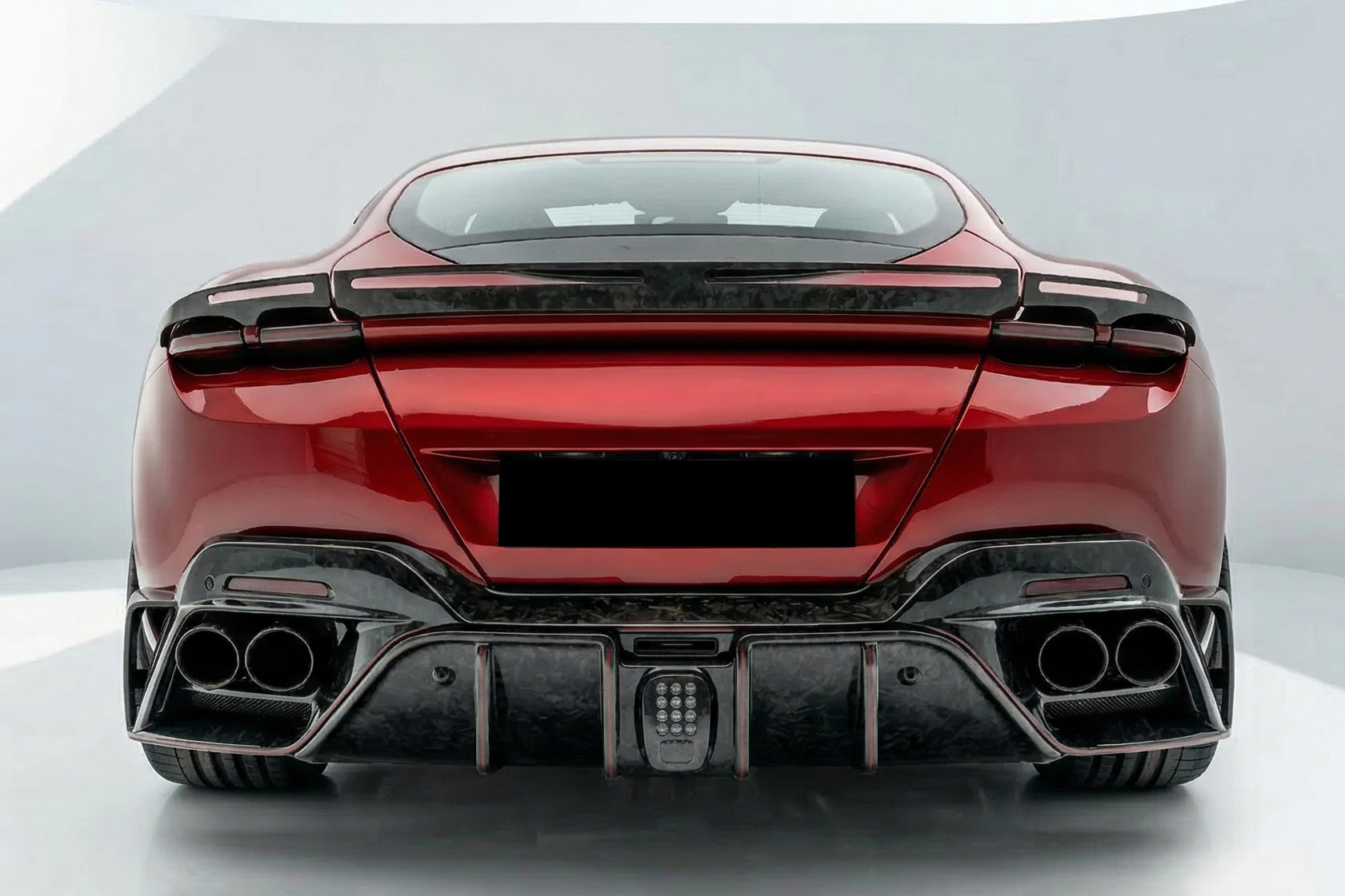 Carbonado Aero Msy Style Autoclave Carbon Fiber Rear Diffuser | 2020-2026 Ferrari ROMA