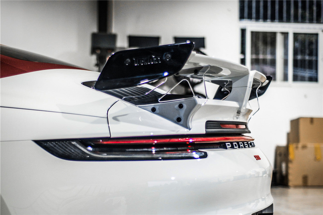 Alerón de maletero estilo TA para Porsche 911 992 Targa Cabriolet Carbonado 2019-2023