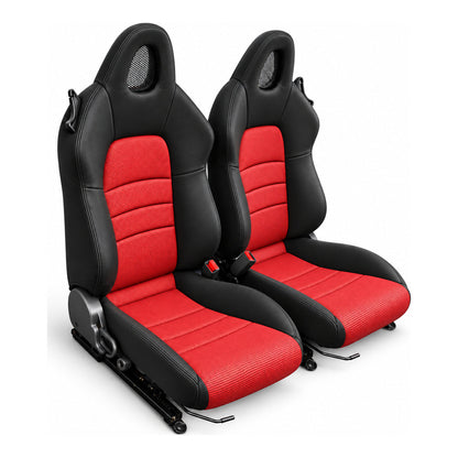 JDMuscle [00-05 S2000] OEM+ Custom Seats (JDM-S2K-SEAT#BSBSB)