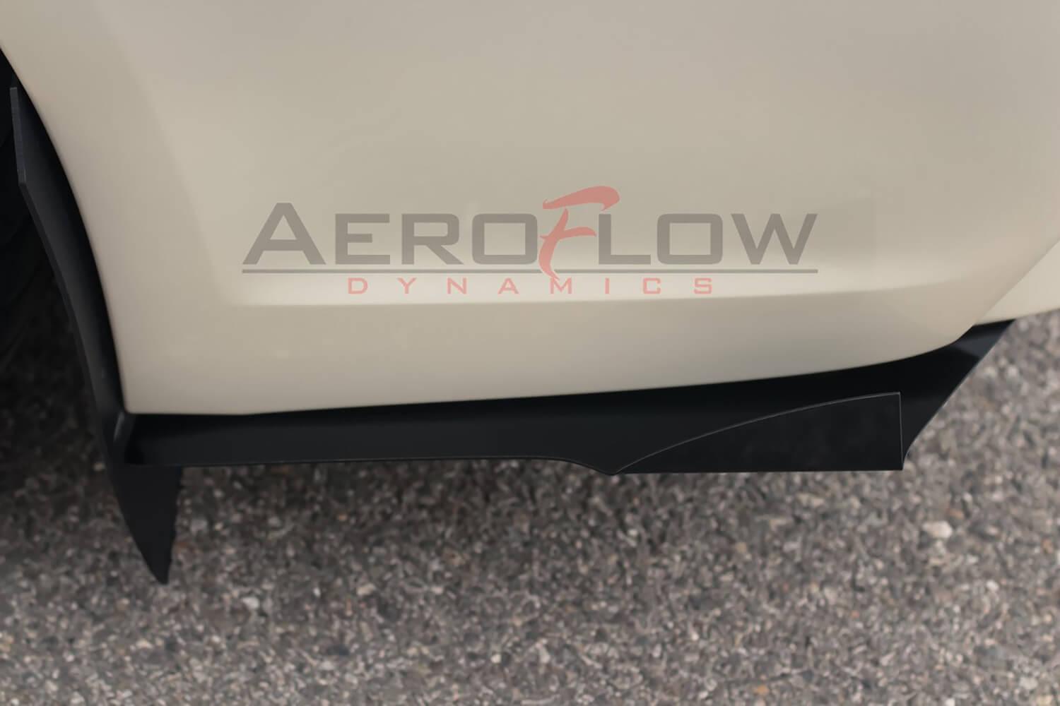 Extensión de faldón trasero Aeroflow Dynamics para Subaru WRX/STI 2008-2014 (V2) (Sedán)