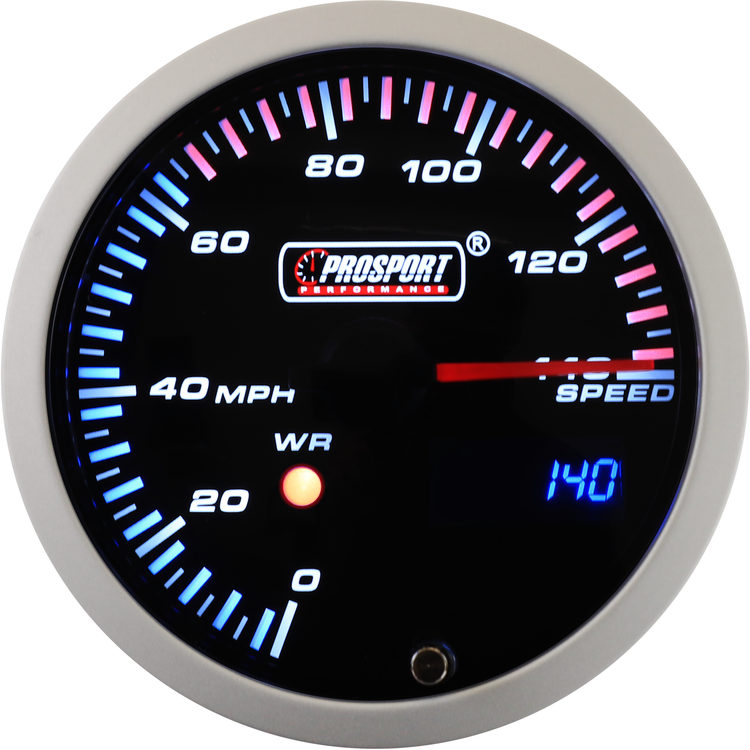 Prosport 3-1/3" JDM Electrical Speedometer With Peak/Warning