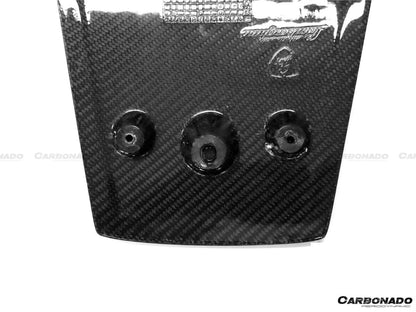 Carbonado 2011-2016 Lamborghini Aventador LP700 LP720 LP740 Coupe  Roadster OEM Style Carbon Fiber Center Console Storage Shelf Cover replace