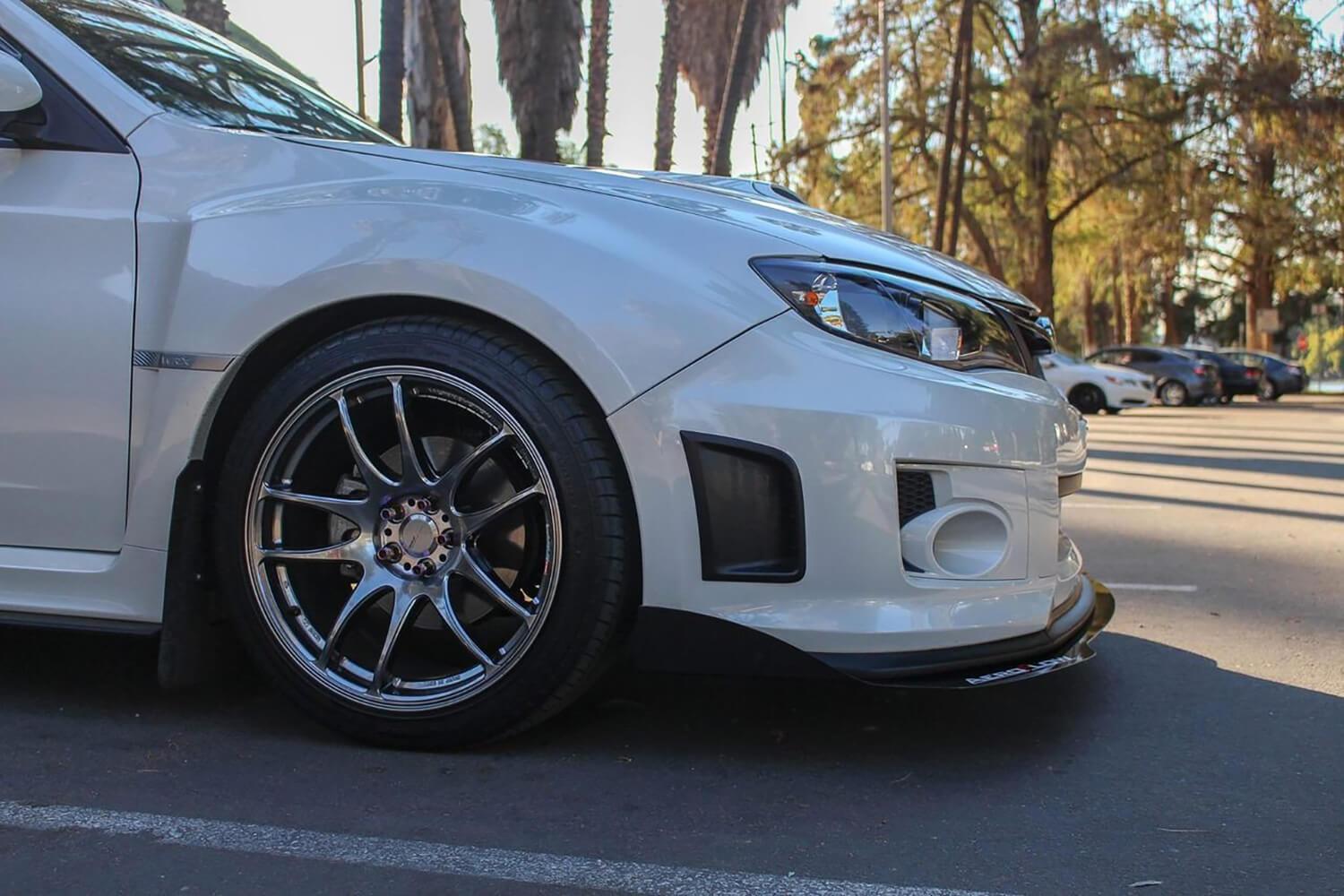 Aeroflow Dynamics 2008-2014 Subaru Wrx/Sti  Front Splitter V2