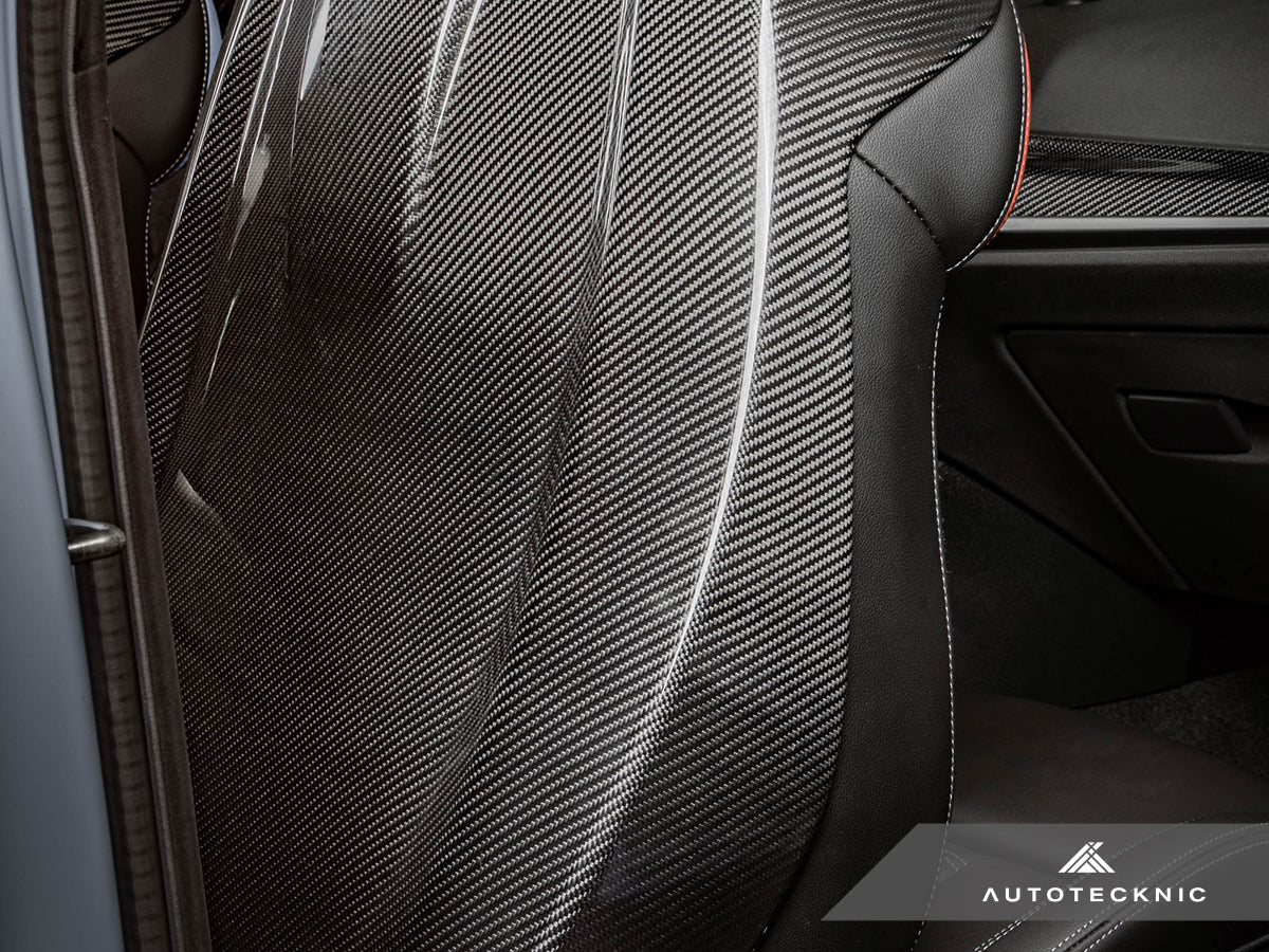Juego completo de fundas para respaldo de asiento de carbono seco AutoTecknic - G87 M2