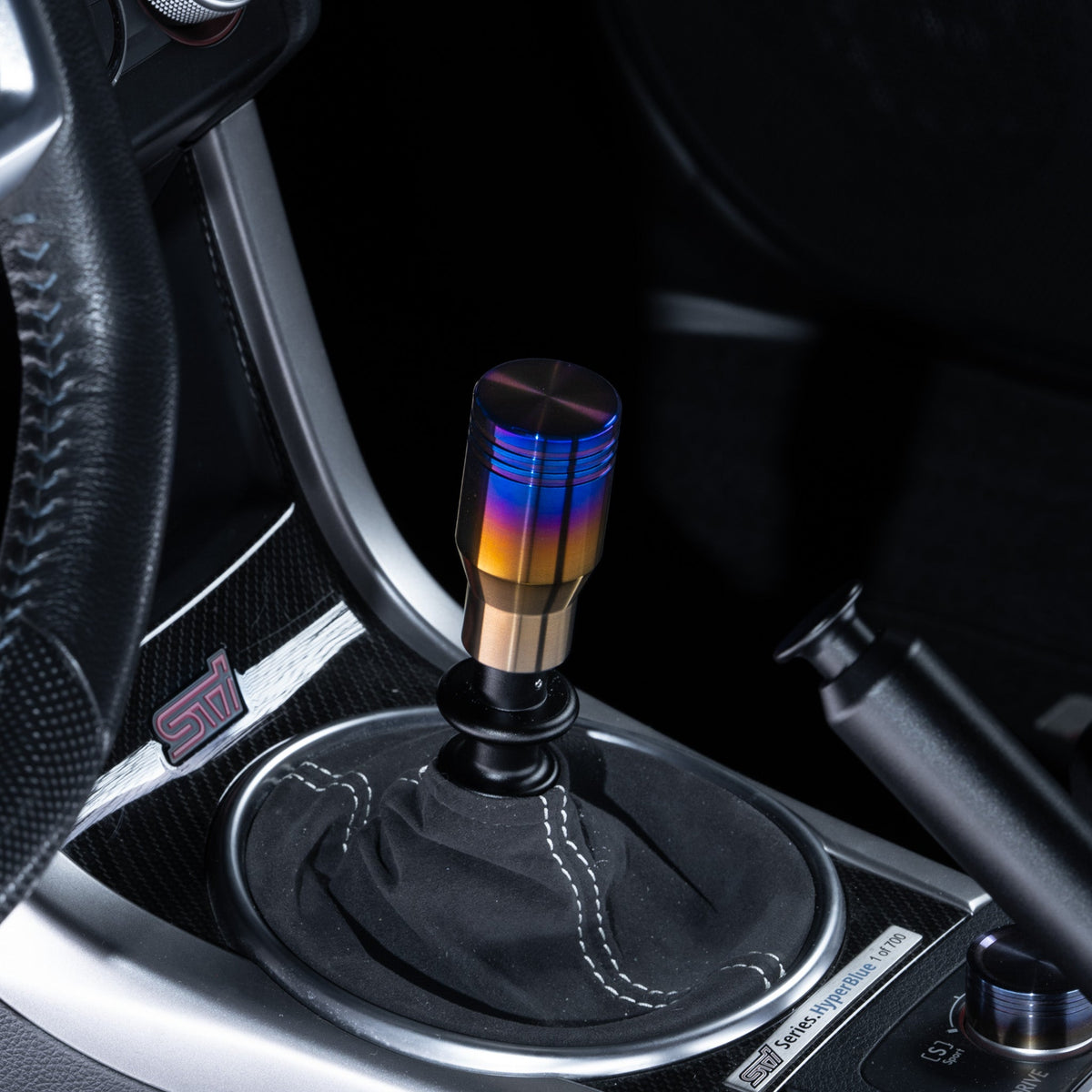 Billetworkz Titanium Torched Shift Knob for Subaru STI 6-Speed