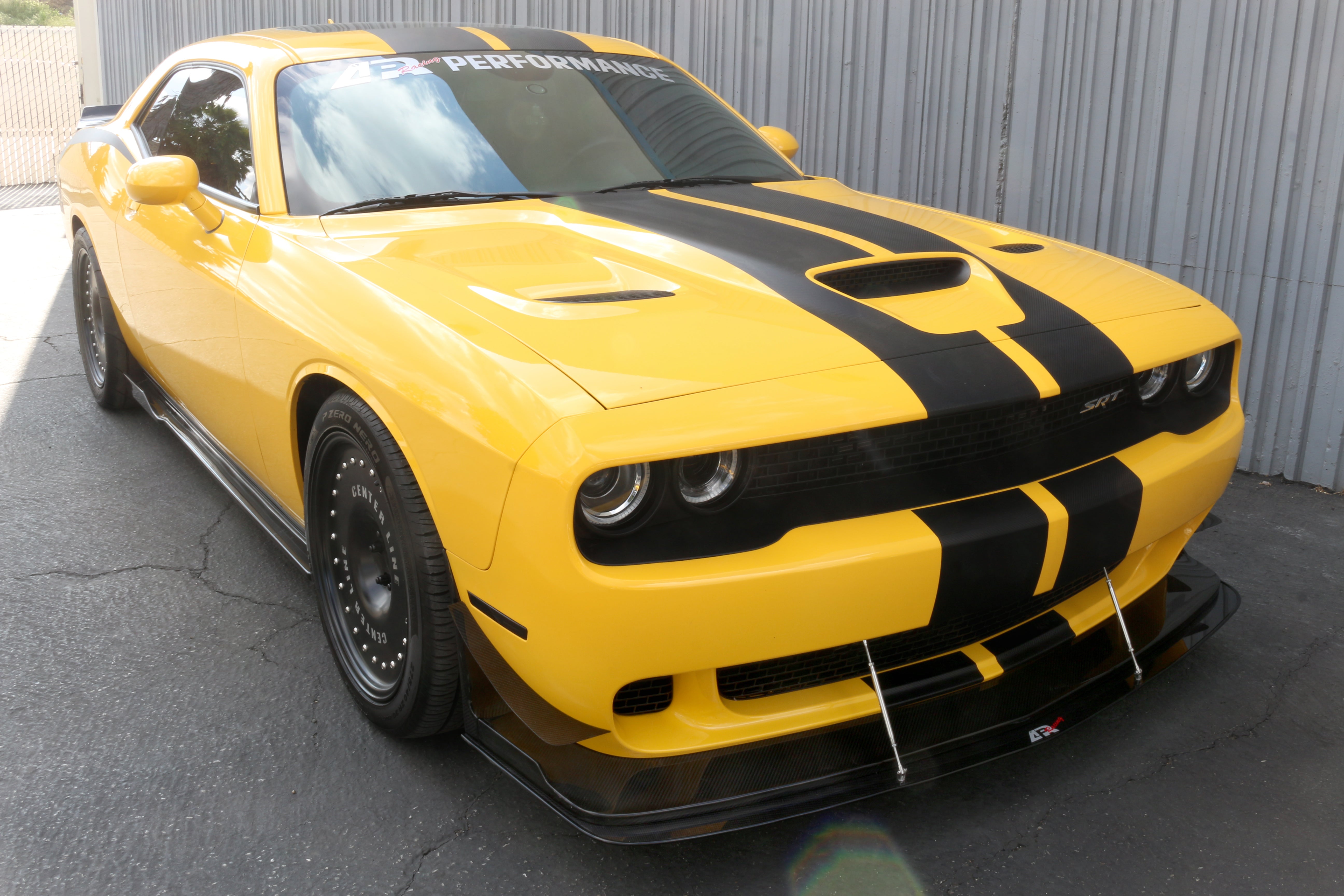 APR Carbon Fiber Front Wind Splitter (2015-2023 Dodge Challenger Hellcat with APR Lip)