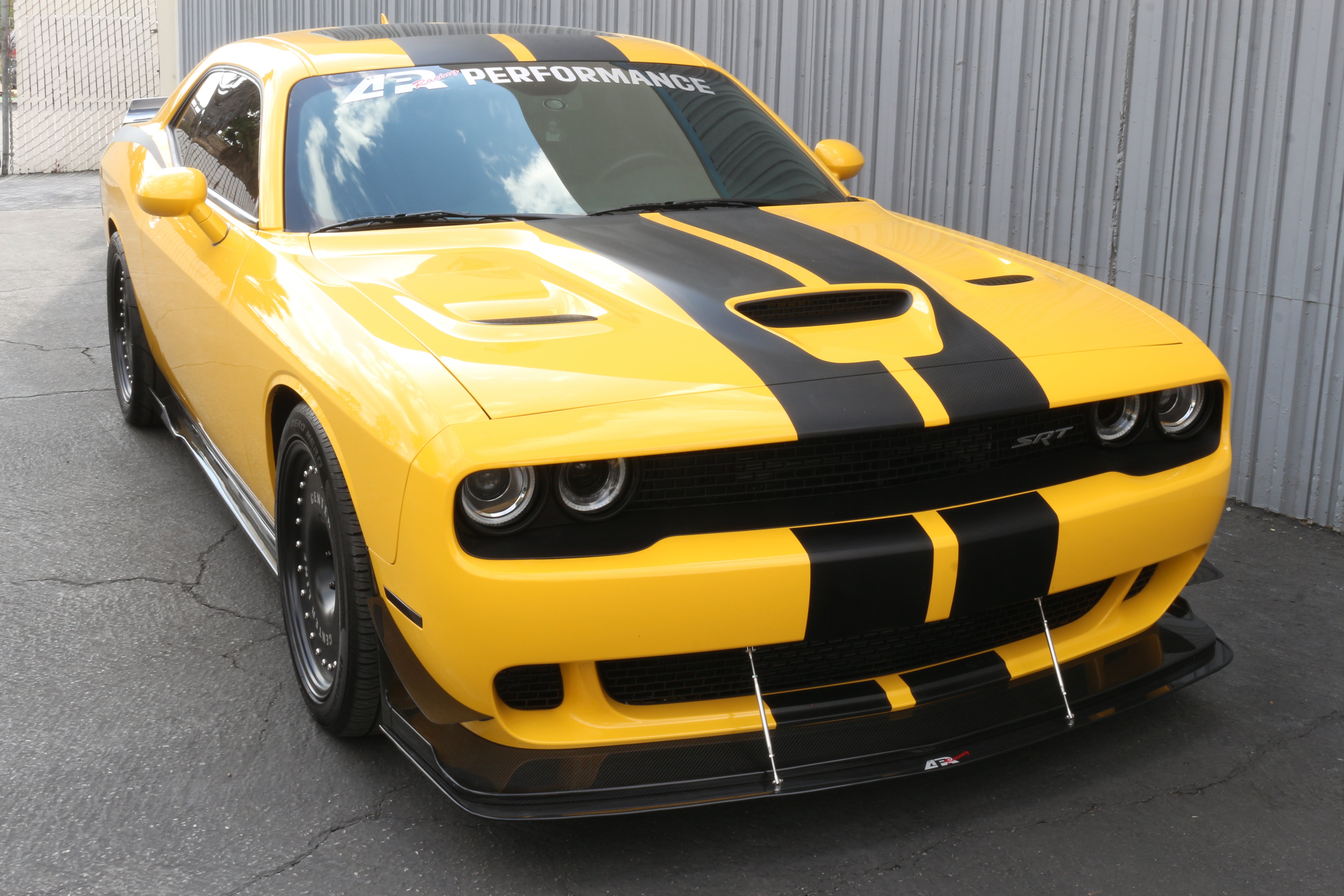 APR Carbon Fiber Front Wind Splitter (2015-2023 Dodge Challenger Hellcat with APR Lip)