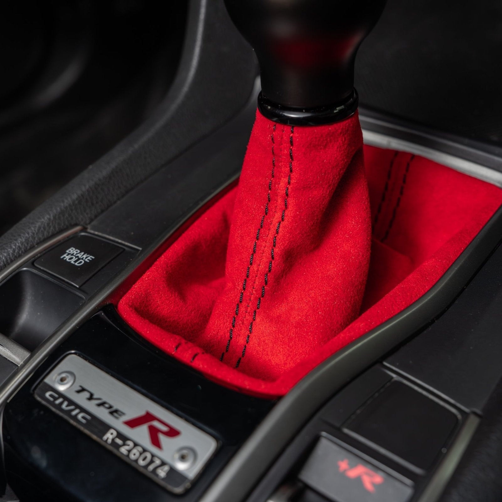 Billetworkz Premium Alcantara Shift Boot – Honda Civic Si/Type R 2016–2021 - 8