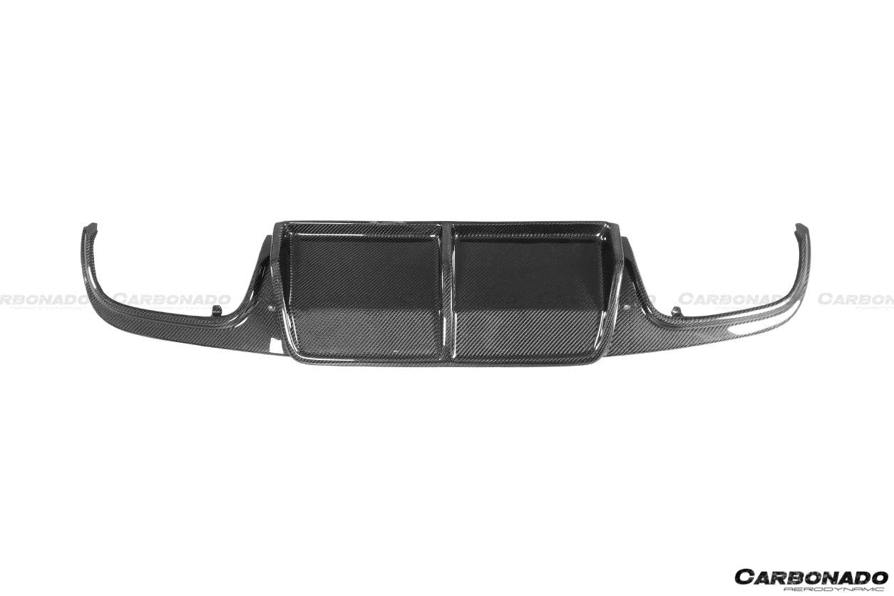 Difusor de fibra de carbono estilo AK para Mercedes Benz W204 C63 AMG Carbonado 2008-2011