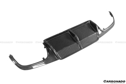 Difusor de fibra de carbono estilo AK para Mercedes Benz W204 C63 AMG Carbonado 2008-2011