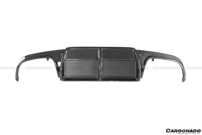Difusor de fibra de carbono estilo AK para Mercedes Benz W204 C63 AMG Carbonado 2008-2011