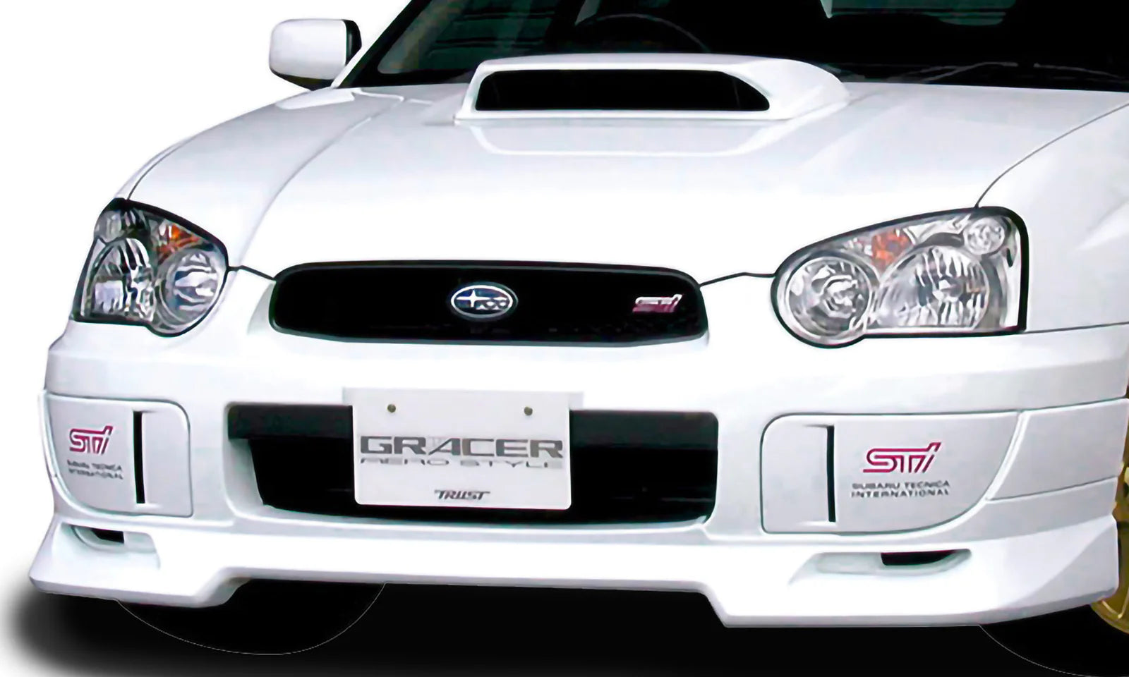 GReddy Fiberglass Front Lip Spoiler (04+ WRX & STi)