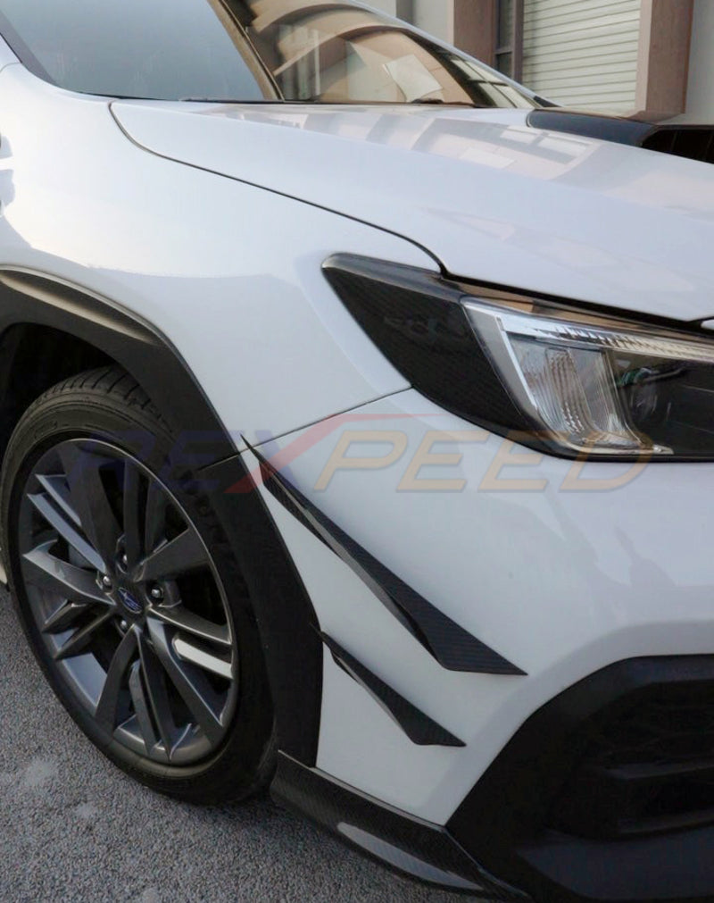 Rexpeed Dry Carbon Front Canards (4-Piece Set) | 2022+ Subaru WRX VB - 2