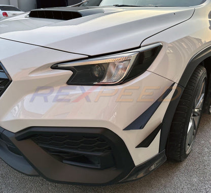 Rexpeed Dry Carbon Front Canards (4-Piece Set) | 2022+ Subaru WRX VB - 1