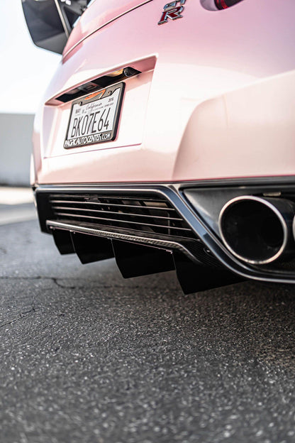 Aeroflow Dynamics Rear Diffuser V2 (2012-2020 Nissan GT-R) - 6