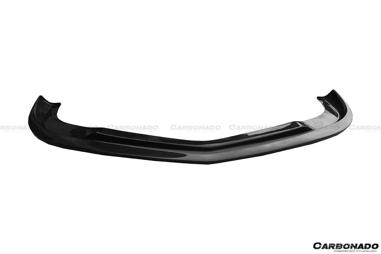 Mercedes Benz W204 C63 AMG Carbonado 2008-2011, estilo Arkym, borde delantero de carbono