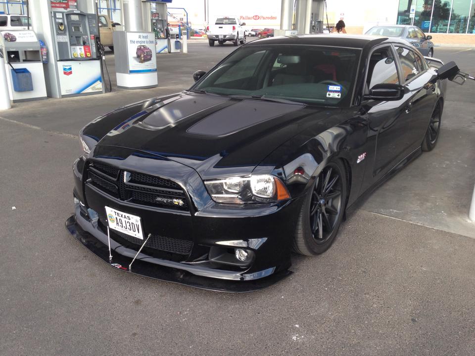 APR Carbon Fiber  Front Wind Splitter (2011-2014 Dodge Charger SRT-8)