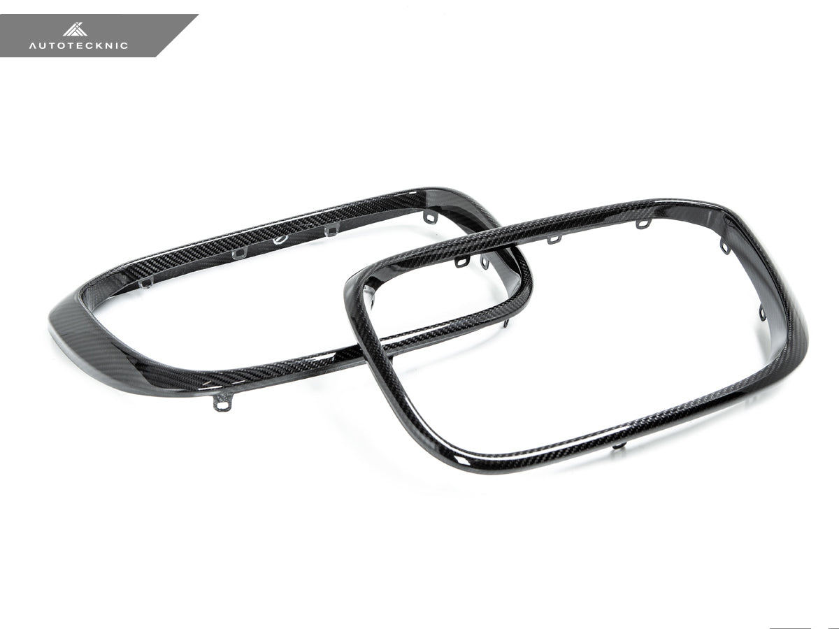 AutoTecknic Replacement Dry Carbon Grille Surround Set - G01 X3 | G02 X4 Pre-LCI