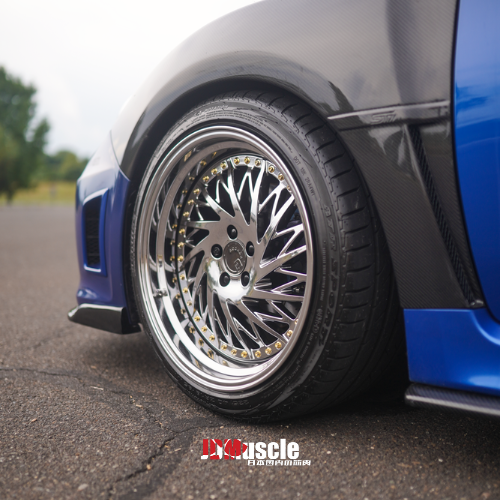 Guardabarros estilo OE JDMuscle Tanso de fibra de carbono/FRP para Subaru STI 08-14 / WRX GRB/GVB 11-14