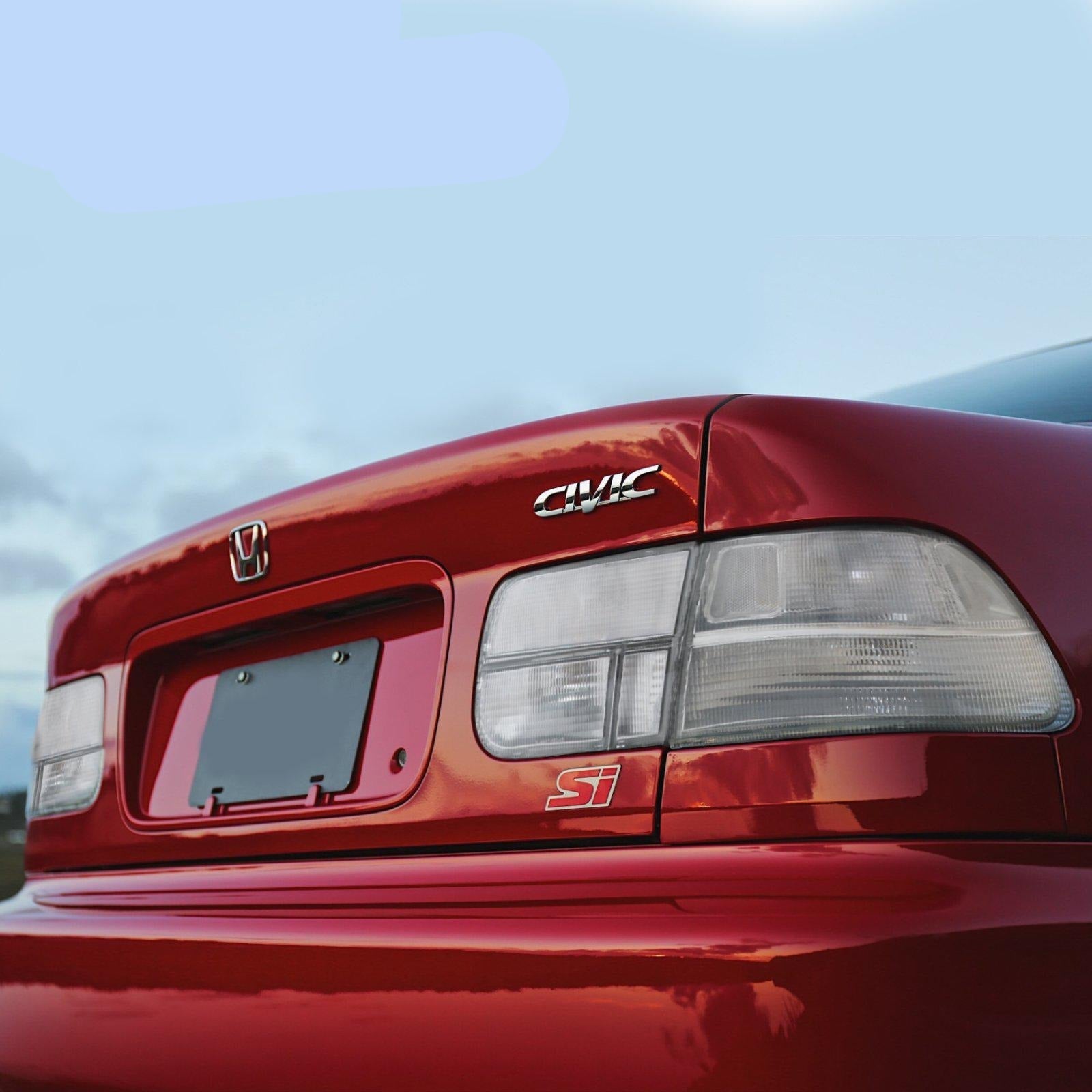 NTXGlow Jdm Clear 4pcs Rear Tail Light (1996-2000 Honda Civic 2d Coupe)