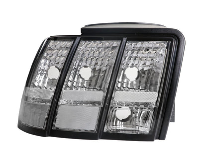 NTXGlow Clear Euro Style Tail Light | 1999-2004 Ford Mustang