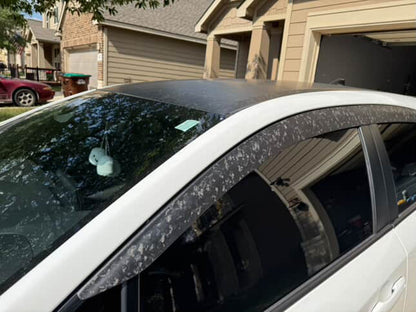 SAPart Dry Carbon Fiber Window Visors | 2023+ GR Corolla & 2019+ Corolla Hatchback