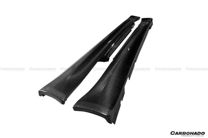Carbonado 2011-2012 BMW 1M E82 OEM Carbon Fiber Side Skirts (Or For 1 Series Convert to 1M)