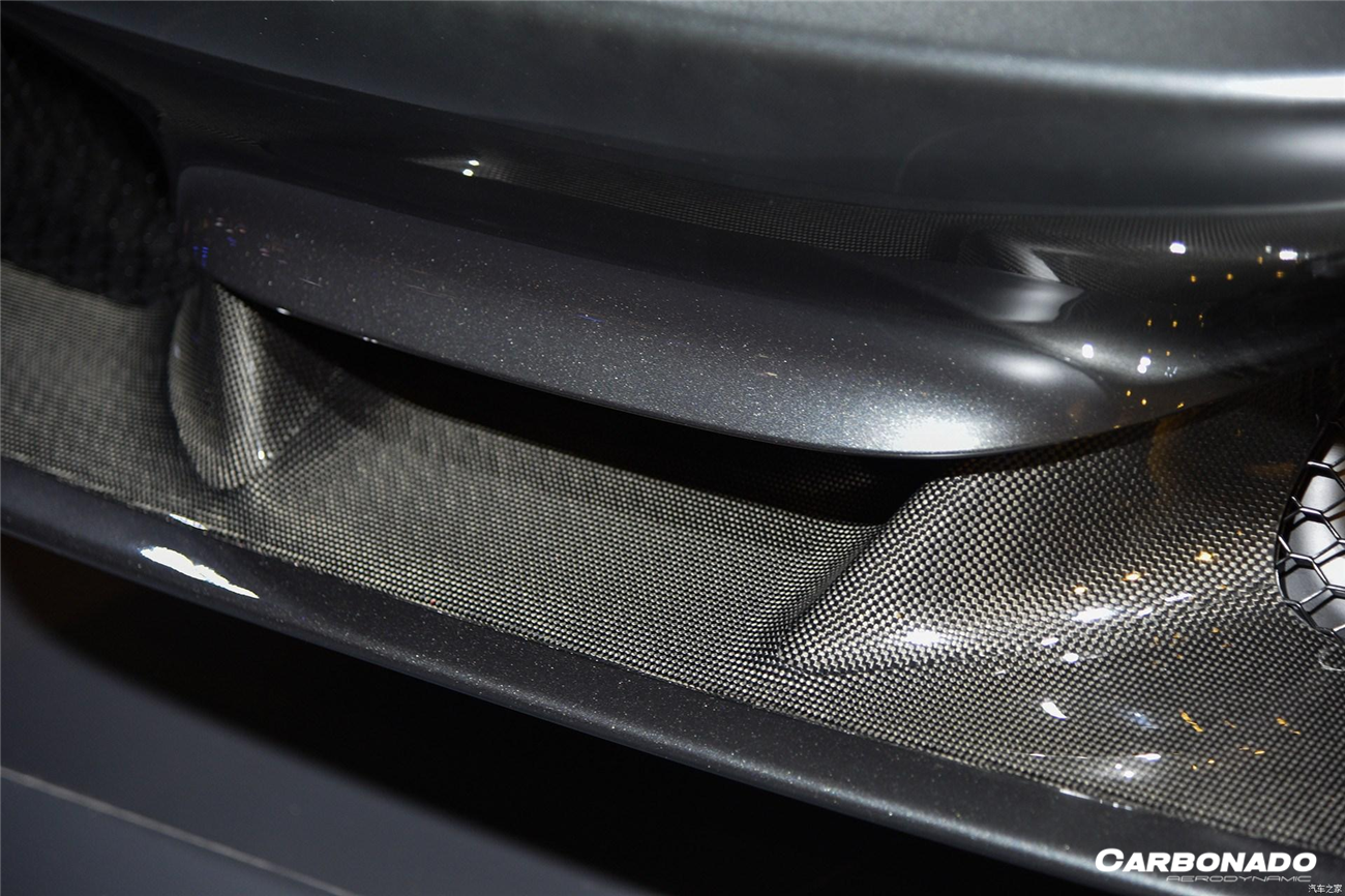 Carbonado OEM Style Autoclave Carbon Fiber Front Lip Splitter | 2019-2024 Ferrari F8